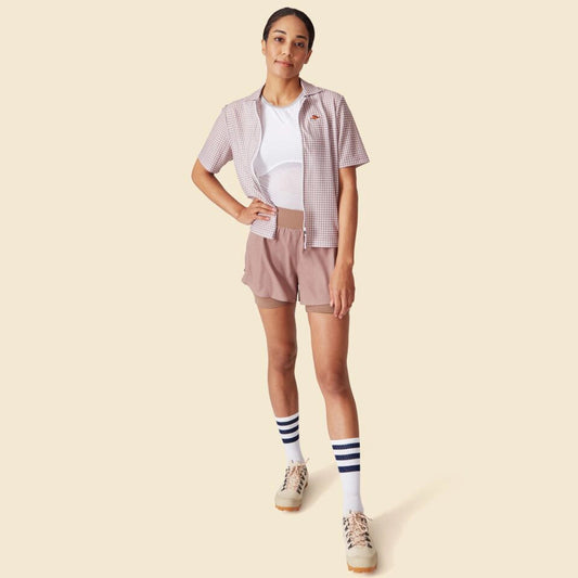 CAFE DU CYCLISTE Unisex Cycling Shirt Claudine - Oyster Grey-Jerseys-