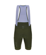 SANTINI Women Cargo Bib Shorts - Military Green