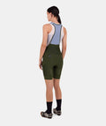 SANTINI Women Cargo Bib Shorts - Military Green