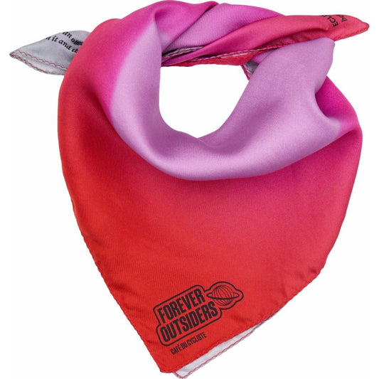 CAFE DU CYCLISTE Silk Scarf - Eclipse Storm