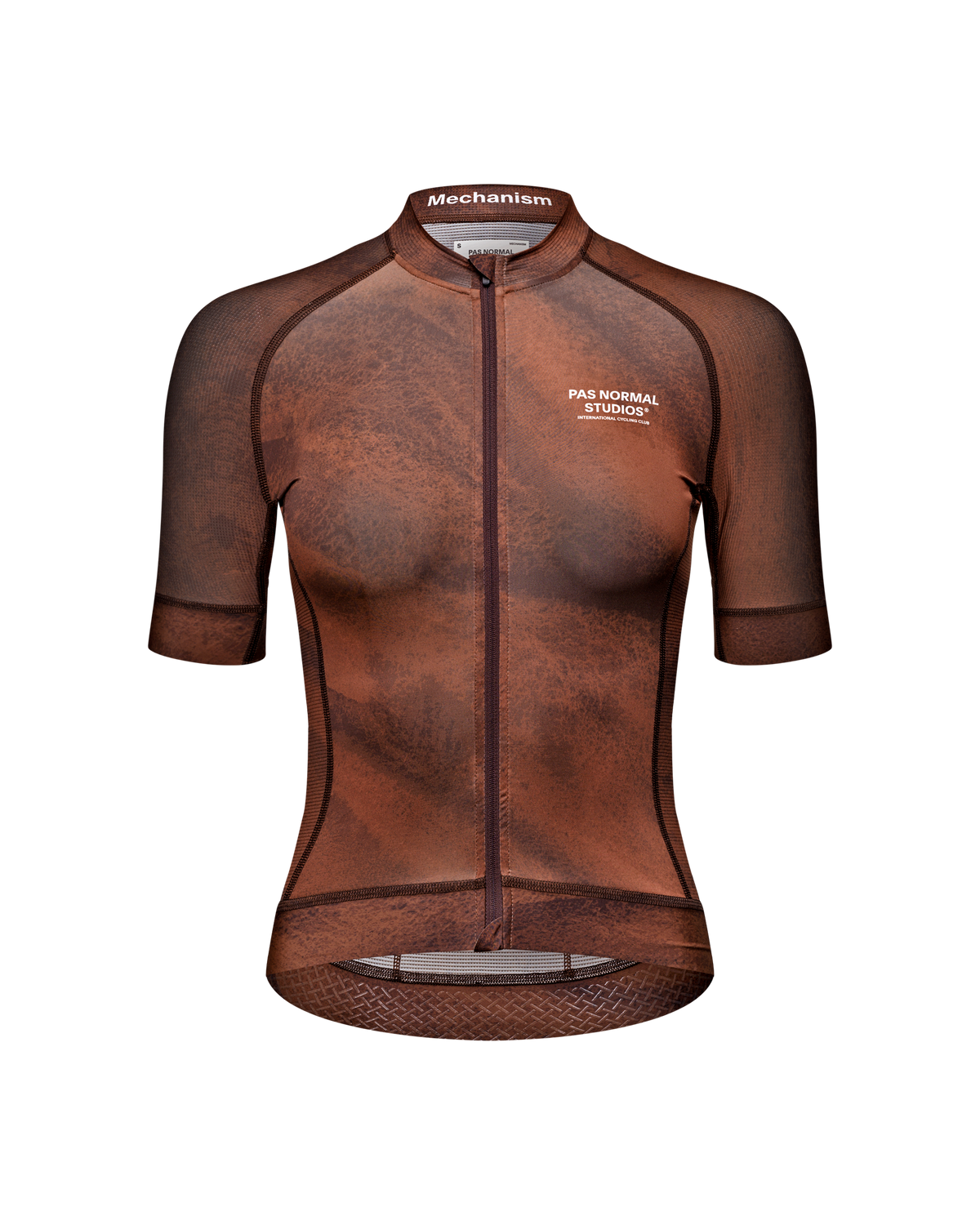 PAS NORMAL STUDIOS Damen Mechanism Trikot - AOP Light Brown