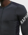 RAPHA Pro Team Long Sleeve Lightweight Jersey - ISK Dark Grey/Dark Navy
