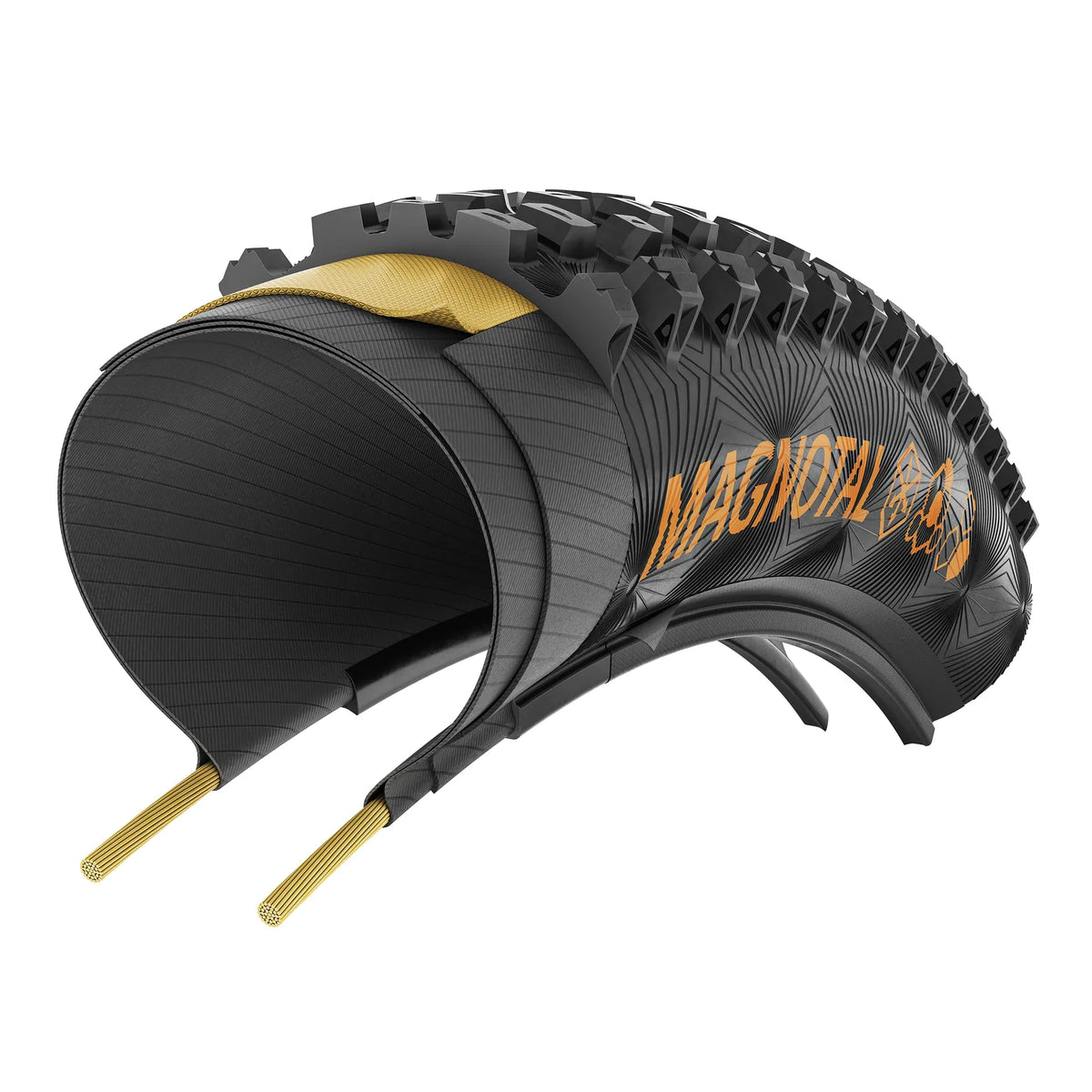 CONTINENTAL Magnotal Trail Soft MTB Tyre - Black/Transparent