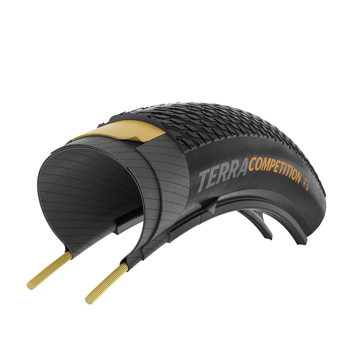 CONTINENTAL Terra Competition Trail Grip Gravel Tyre - Black/Transparent