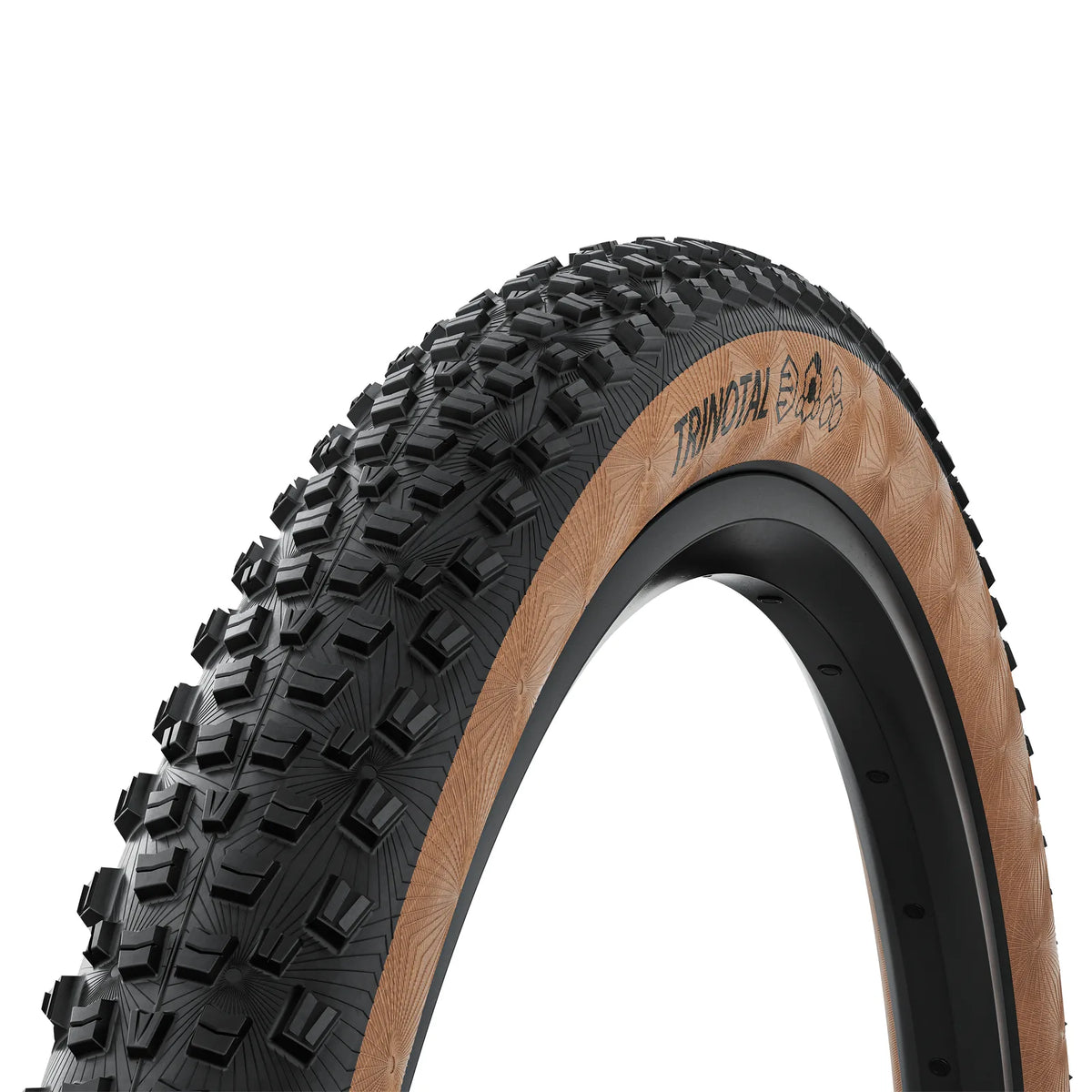 CONTINENTAL Trinotal Trail Rapid MTB Tyre - Black/Transparent