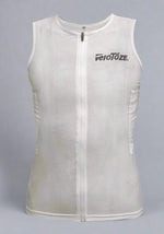VELOTOZE Cooling Gilet de cyclisme with Ice Packs - Blanc