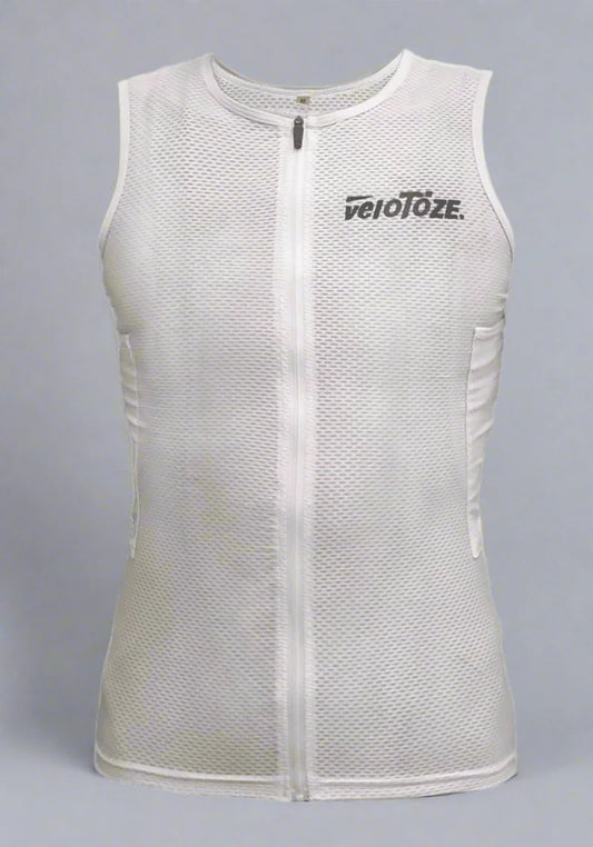 VELOTOZE Cooling Cykelvest with Ice Packs - Hvid