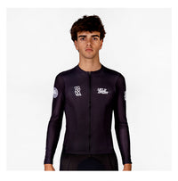 VELODROM Raceday 3.0 Thermal Light Long Sleeve Jersey -  Racing Black/White