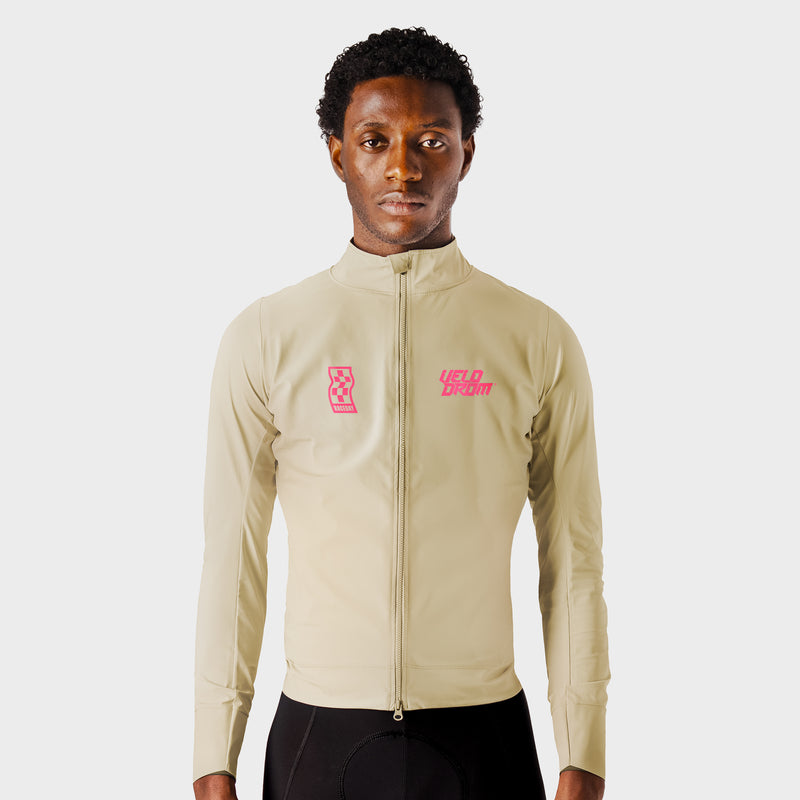 VELODROM RaceDay Light Jacket 3.0  - Beige/Fade Pink