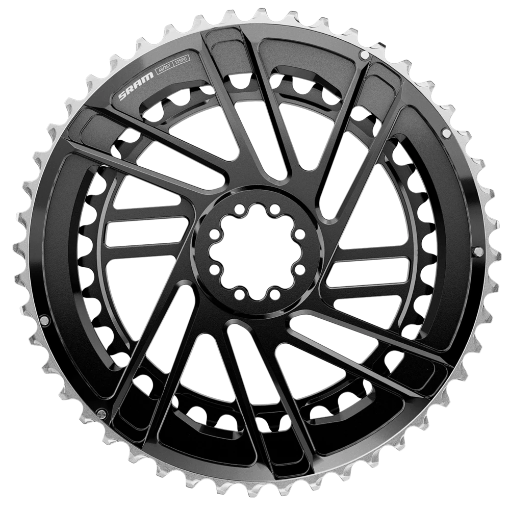 SRAM Force 2x Kettenblatt Road Kit 0mm offset DM - Schwarz