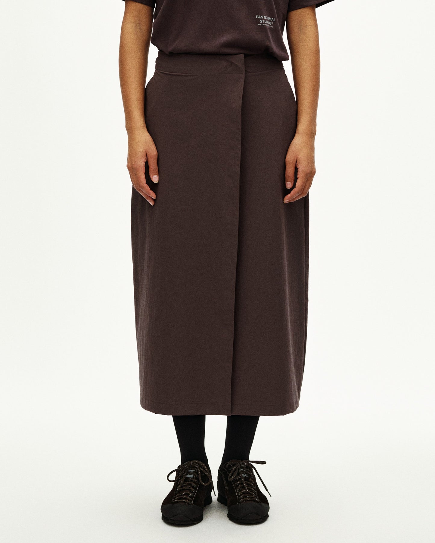 PAS NORMAL STUDIOS Dona Off Race Tech Skirt - Dark Purple