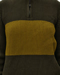PAS NORMAL STUDIOS Off Race Merino Knit Half Zip - Olive