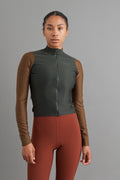 PAS NORMAL STUDIOS Women Mechanism Thermal Long Sleeve Jersey - Dark Olive / Army Brown