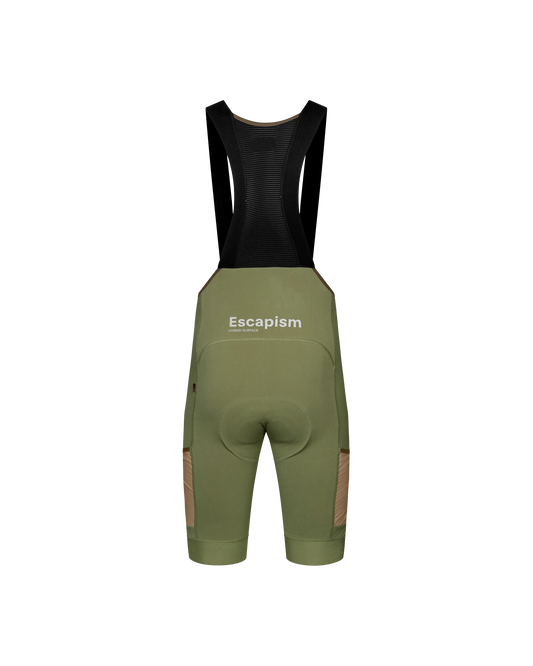 PAS NORMAL STUDIOS Escapism Cargo Cuissard à bretelles - Light Olive