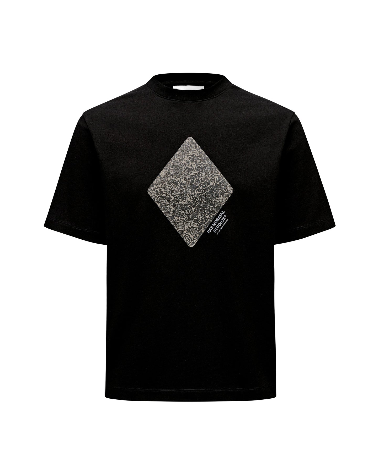 PAS NORMAL STUDIOS Off Race Graphic T Shirt - Black