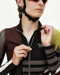 PAS NORMAL STUDIOS Women Mechanism Long Sleeve Jersey - AOP International Dark Olive