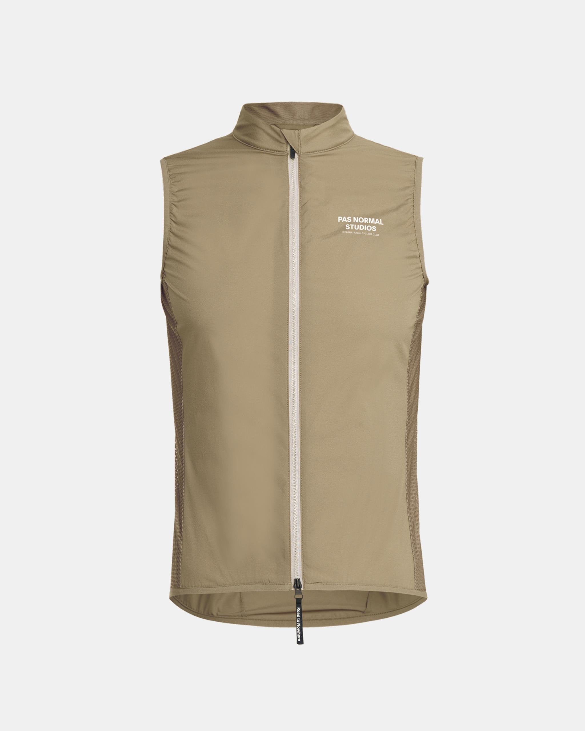 PAS NORMAL STUDIOS Mechanism Stow Away Gilet - Beige | Velodrom