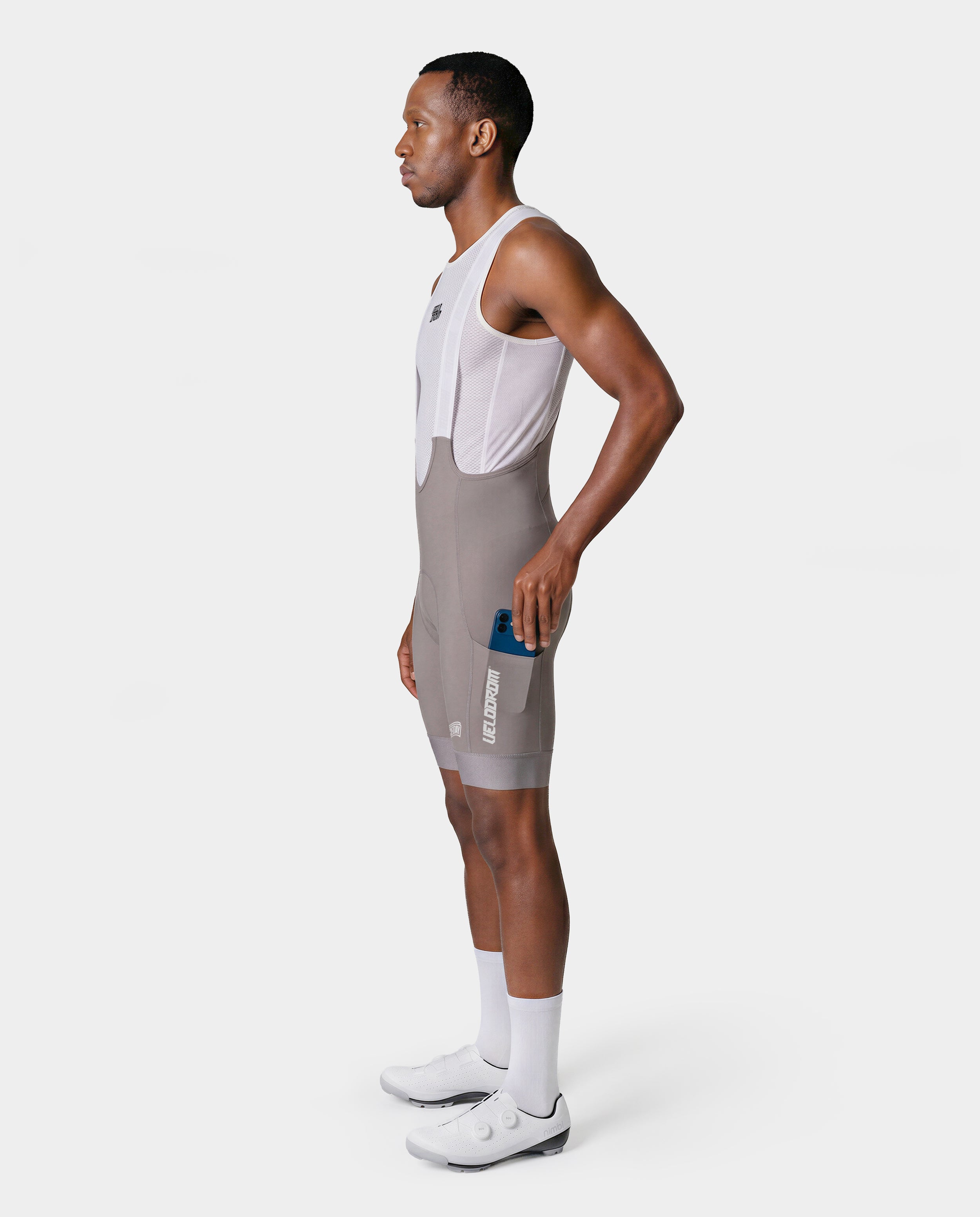 VELODROM Raceday 4.0 Cargo Fietsbroek - Desert Grey