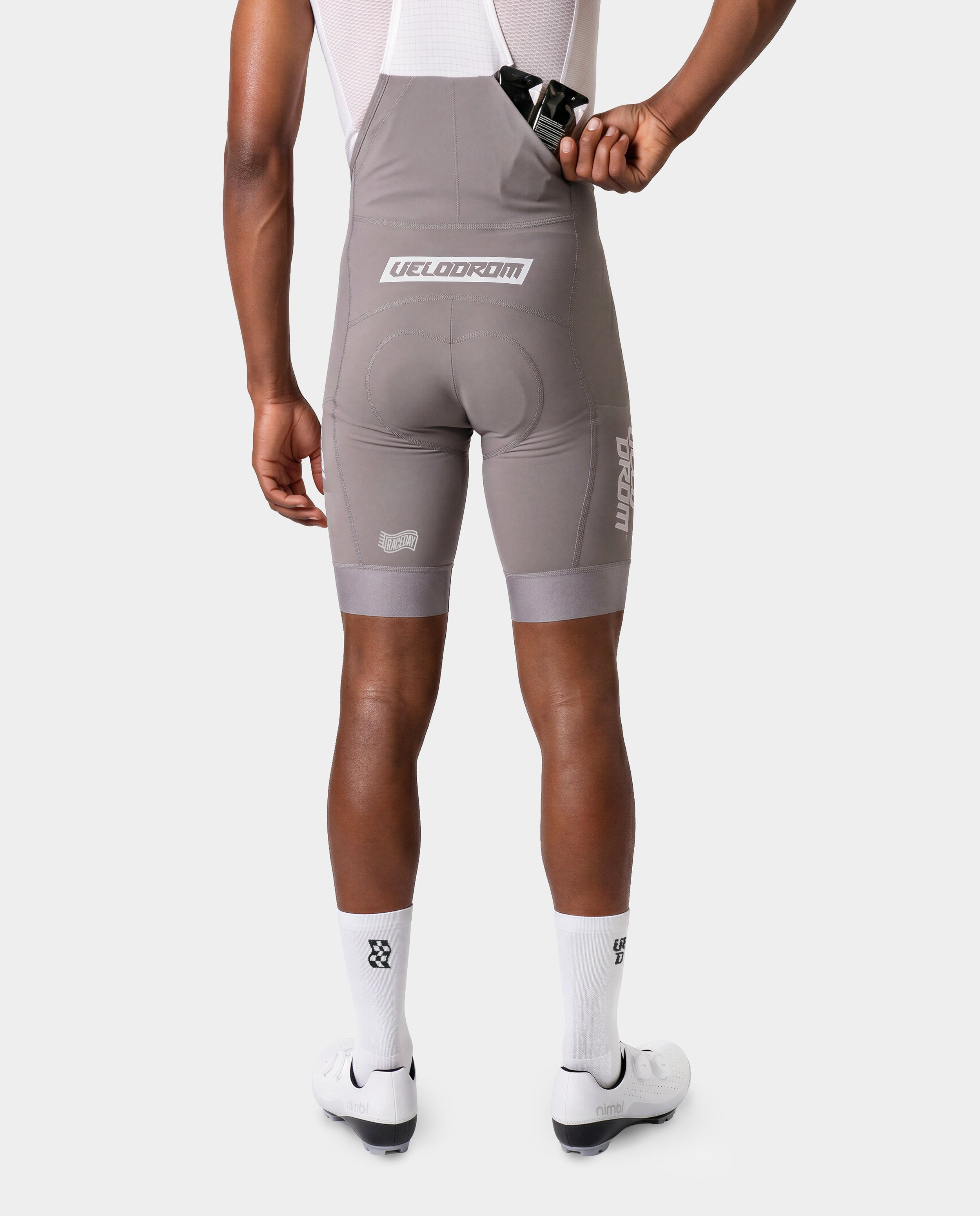 VELODROM Raceday 4.0 Cargo Fietsbroek - Desert Grey