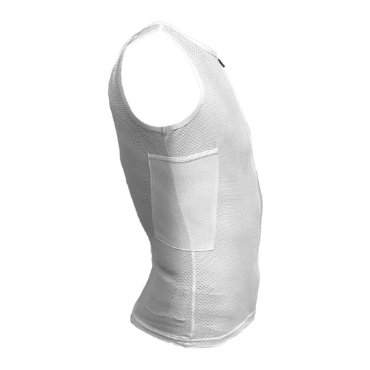 VELOTOZE Cooling Vest with Ice Packs - White