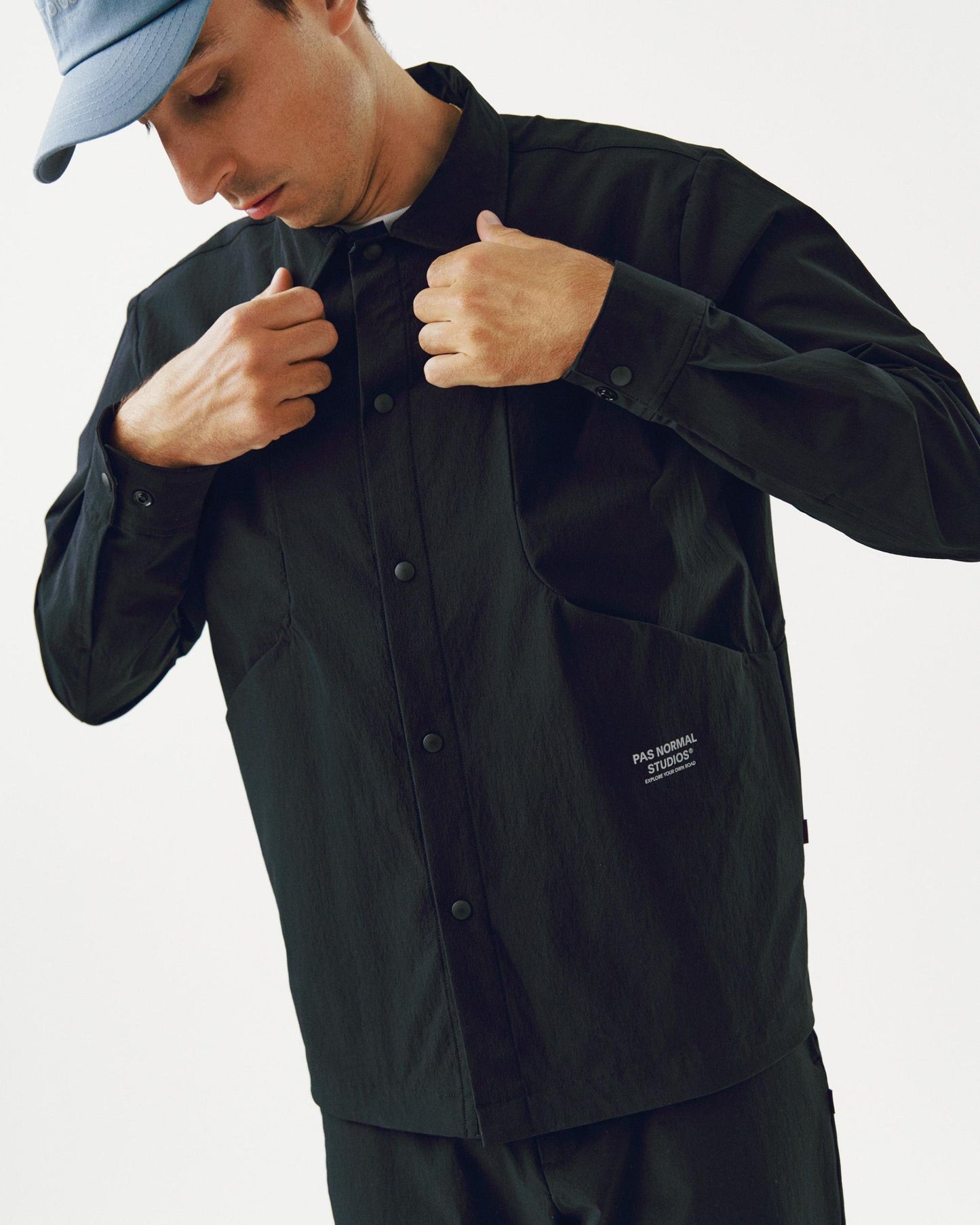 PAS NORMAL STUDIOS Off Race Tech Overshirt - Black