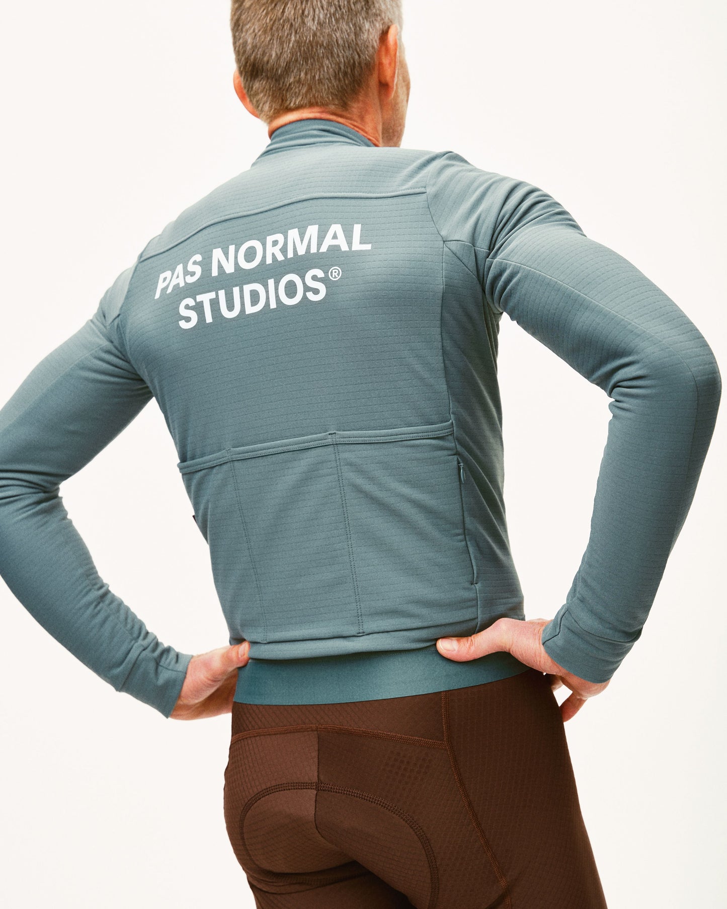 PAS NORMAL STUDIOS Essential Long Sleeve Jersey - Grey Teal