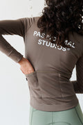 PAS NORMAL STUDIOS Women Essential Thermal Long Sleeve Jersey - Ash Brown