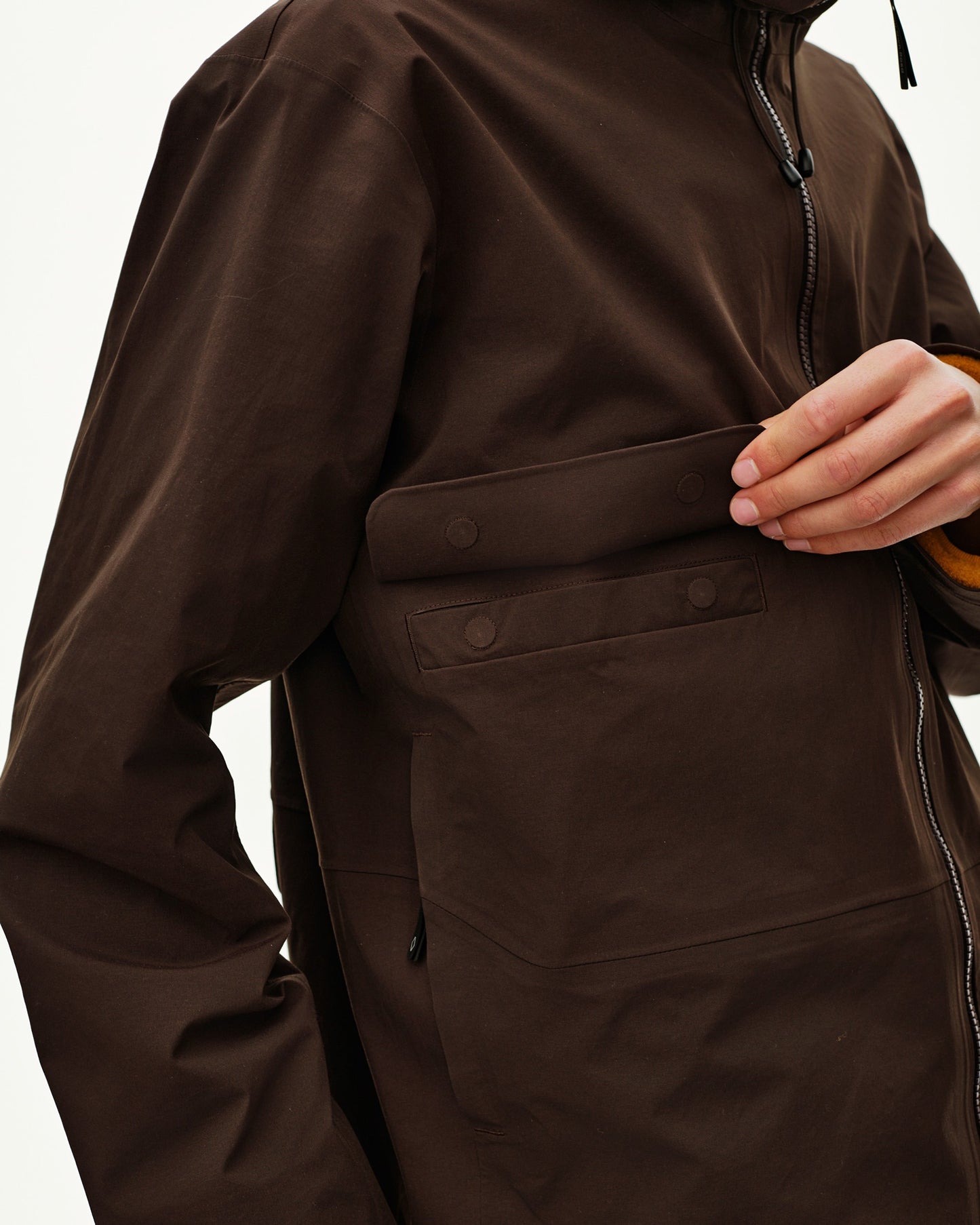 PAS NORMAL STUDIOS Off Race 3L Shell Chaqueta - Dark Coffee