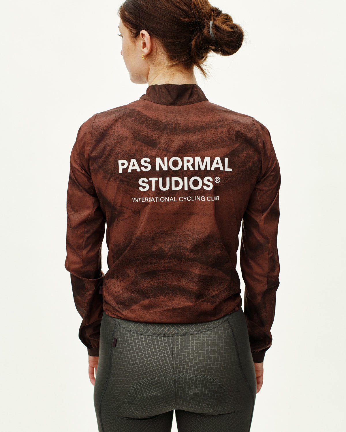 PAS NORMAL STUDIOS Women Mechanism Stow Away Jacket - AOP Light brown