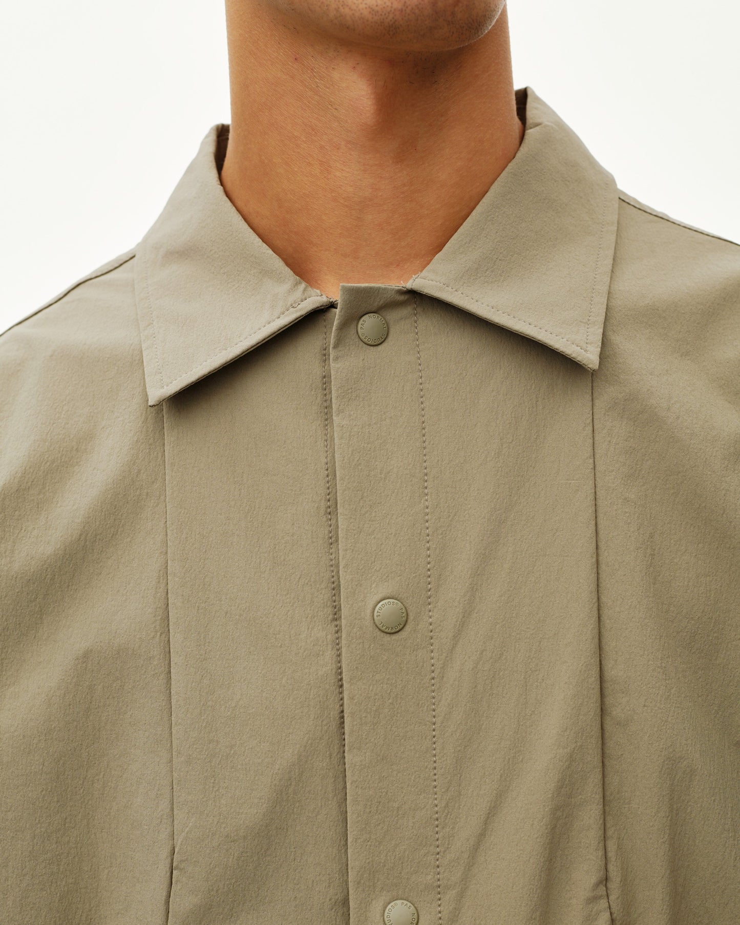PAS NORMAL STUDIOS Off Race Tech Overshirt - Dusty Earth