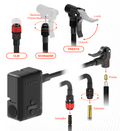 LEZYNE E-DRIVE ELECTRIC PUMP - SATIN Negre
