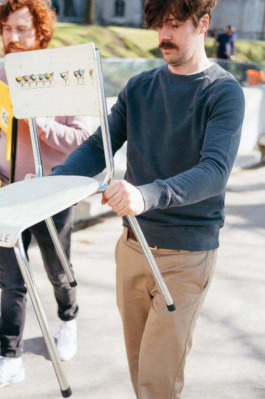 ERSTWHILE Sweatshirt Amateur - Faded Black-Sweatshirts-