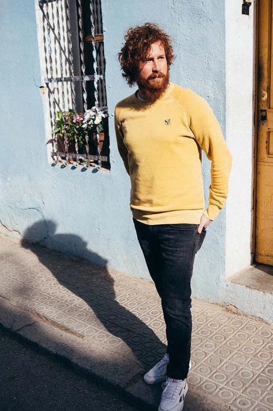 ERSTWHILE Sweatshirt Amateur - Ochre-Sweatshirts-