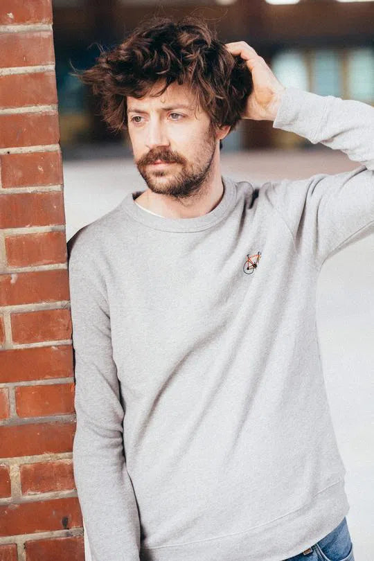 ERSTWHILE Sweatshirt Criterium - Grey-Sweatshirts-