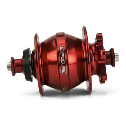 EXPOSURE LIGHTS Revo Dynamo Hub - Red