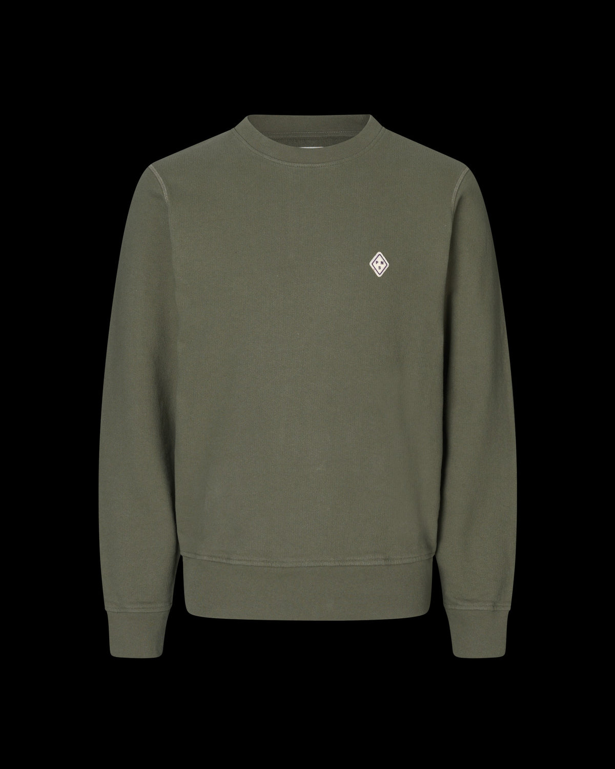 PAS NORMAL STUDIOS Off-Race Patch Sweatshirt - Dusty Olive