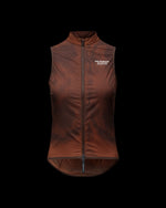 PAS NORMAL STUDIOS Women Mechanism Stow Away Gilet - AOP Light brown