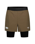 PAS NORMAL STUDIOS T.K.O. Balance 2in1 Shorts - Dark Stone