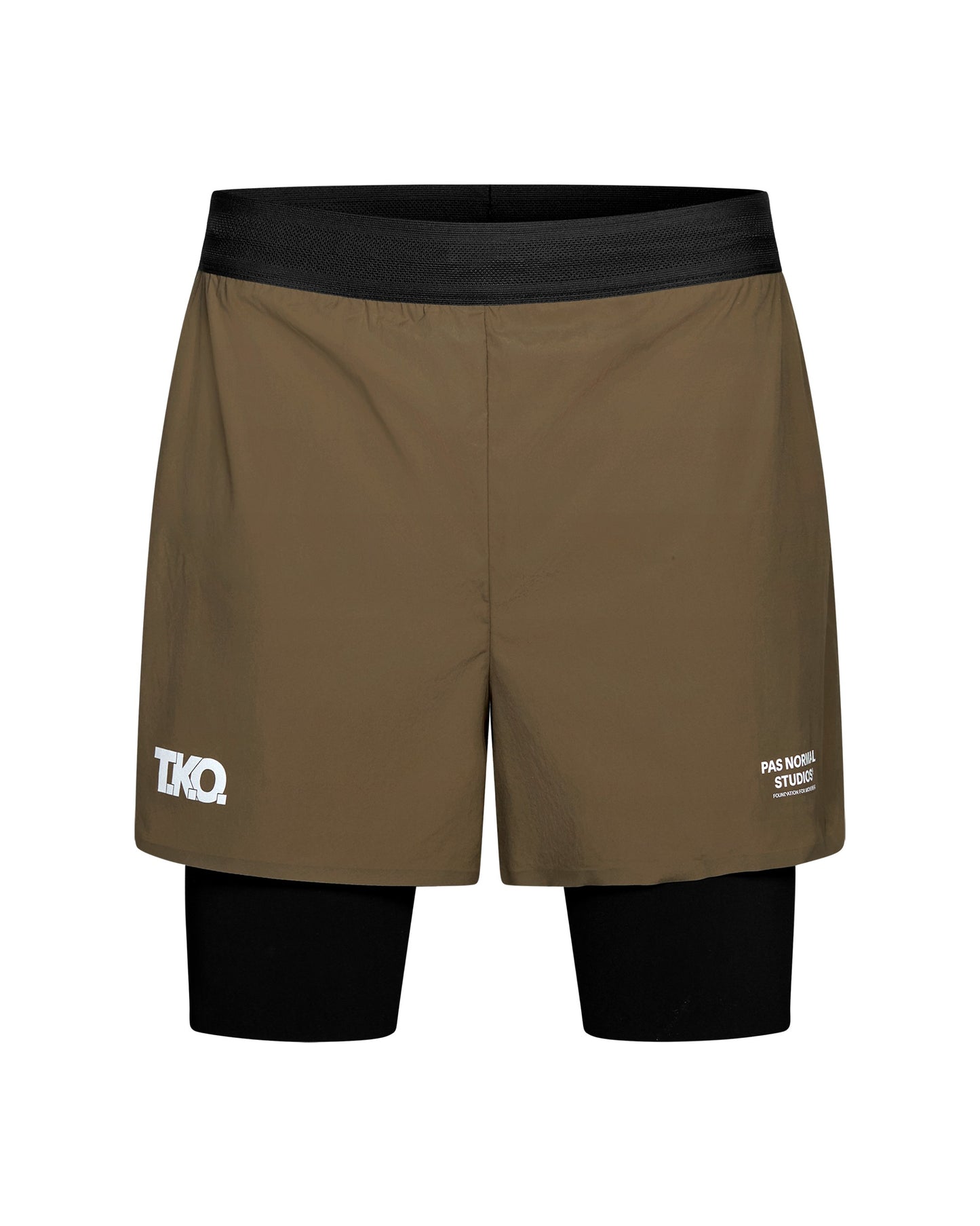 PAS NORMAL STUDIOS T.K.O. Balance 2in1 Shorts - Dark Stone