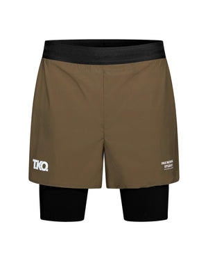 PAS NORMAL STUDIOS T.K.O. Balance 2in1 Shorts - Dark Stone