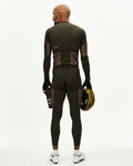 PAS NORMAL STUDIOS Mannen Escapism Fietsshirt lange mouwen - Dark Olive