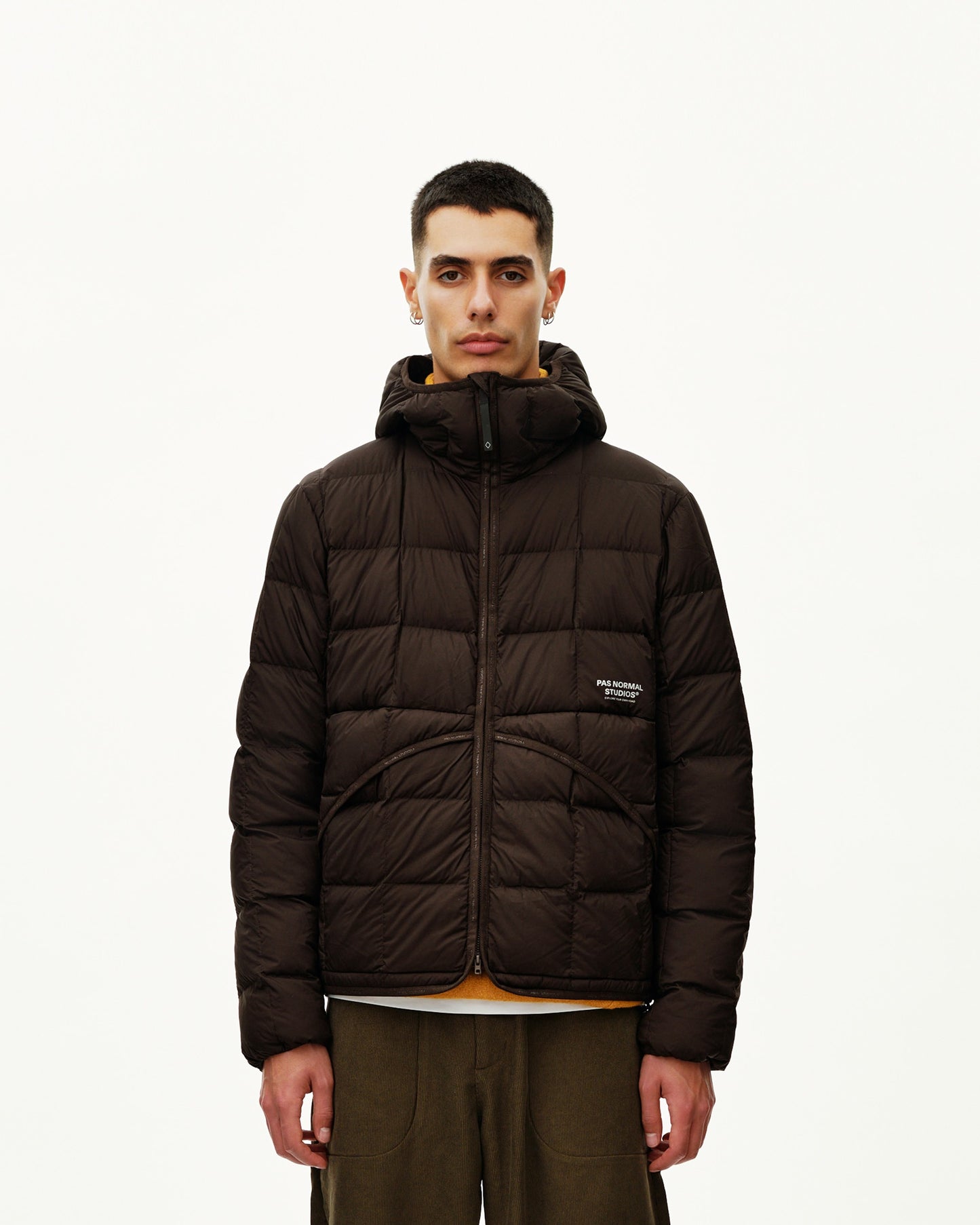PAS NORMAL STUDIOS Off Race Down Liner Jacket - Dark Coffee