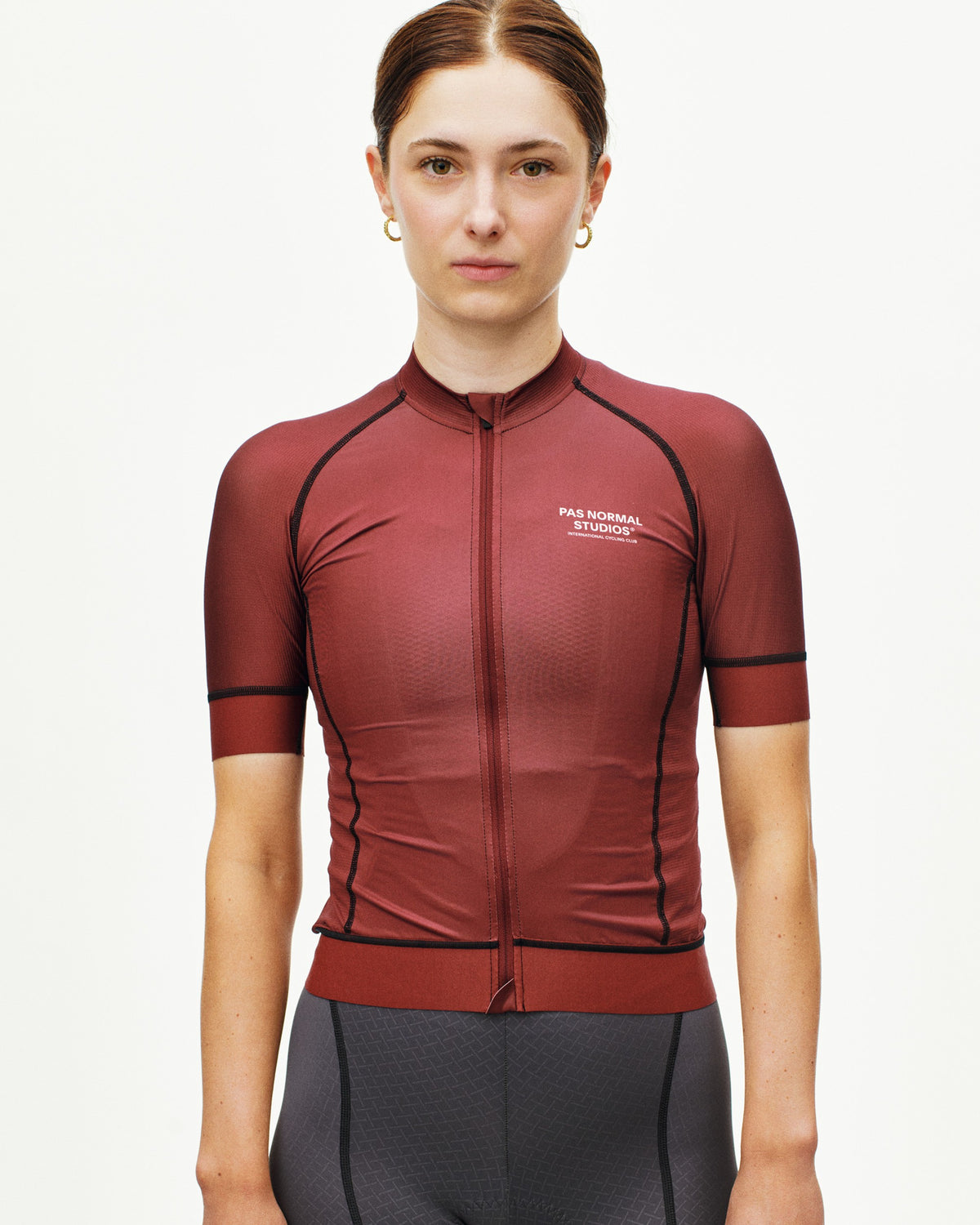 PAS NORMAL STUDIOS Women Mechanism Jersey - Maroon