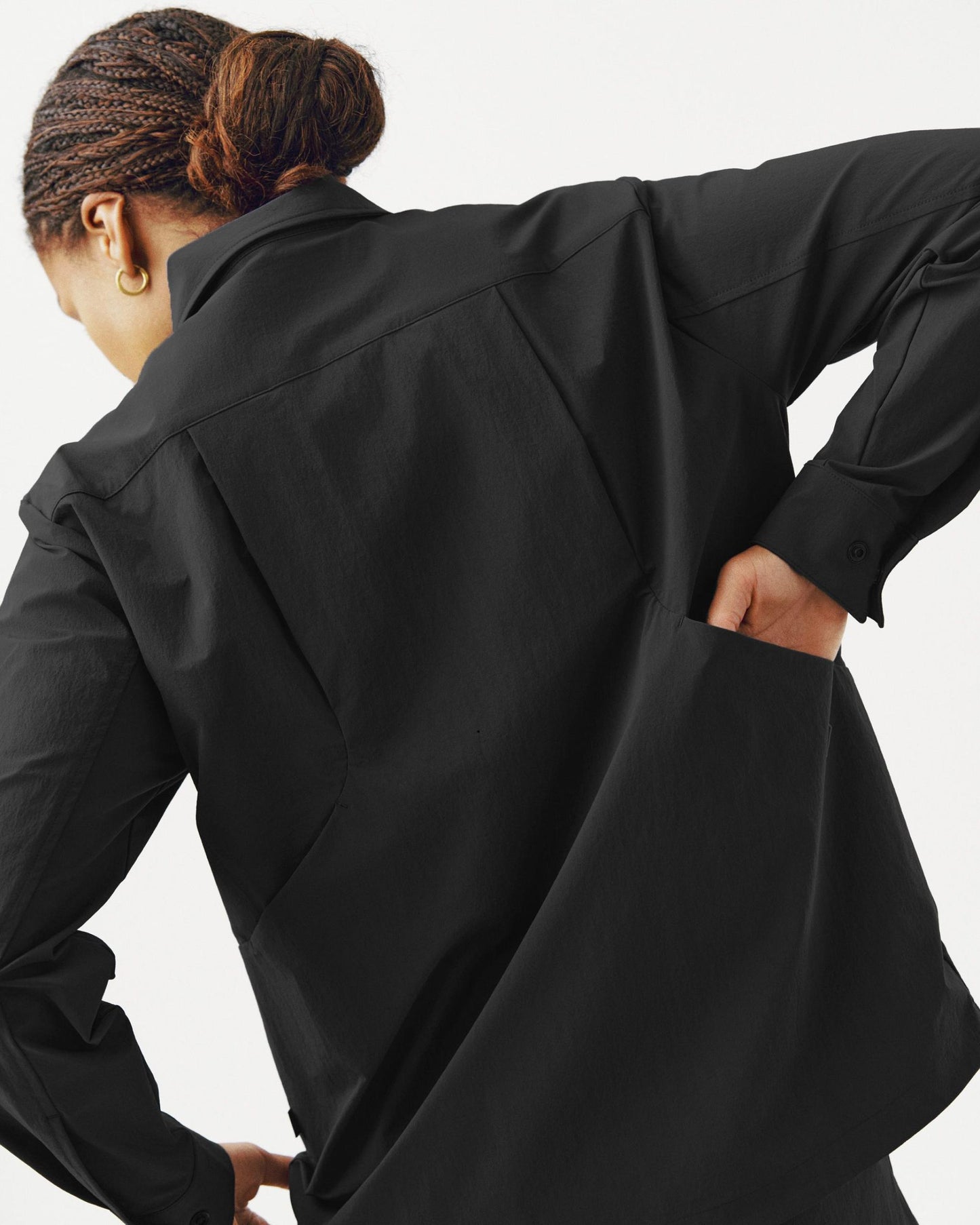 PAS NORMAL STUDIOS Off Race Tech Overshirt - Black