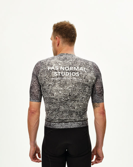 PAS NORMAL STUDIOS Men Essential Light Jersey - AOP Grain Off White