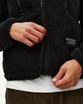 PAS NORMAL STUDIOS Off Race Pile Fleece Jacket - Black