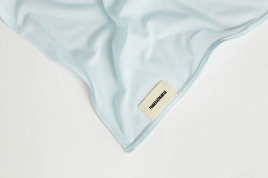 FINGERSCROSSED Bandana Triangle Scarf - Bavarian Blue-Neck Bandanas-81055878