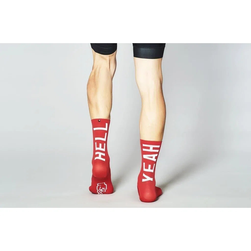 Socks Fingerscrossed Hell Yeah 2.0 - Rouge Default Velodrom Barcelona 