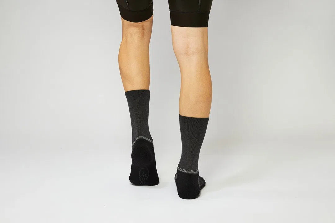 FINGERSCROSSED Socks Merino - Dark Grey-Winter Cycling Socks-