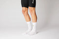 FINGERSCROSSED Socks Smiley - White/Neon-Cycling Socks-